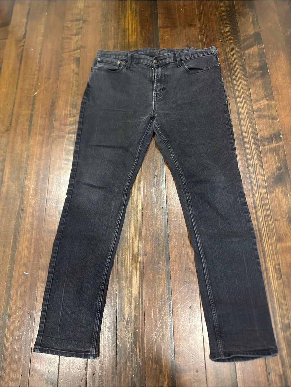 Old Navy Men's Black Slim Jeans Size 36w / 34L
